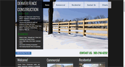 Desktop Screenshot of denverfenceconstruction.com